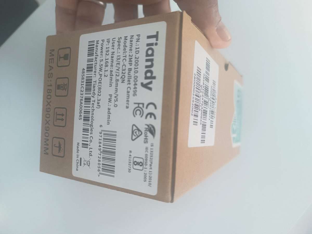 تصویر 2 — دوربین مداربسته تیاندی 2مگا مدل tc-c32qn.  
